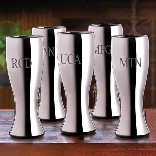 Personalized Beer Growler & Pint Glass Set, Barware