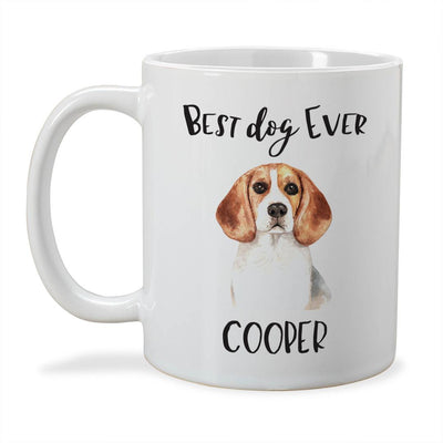 Personalized Choose Your Dog Best Dog Ever Christmas Mug -  - Gifts For You Now