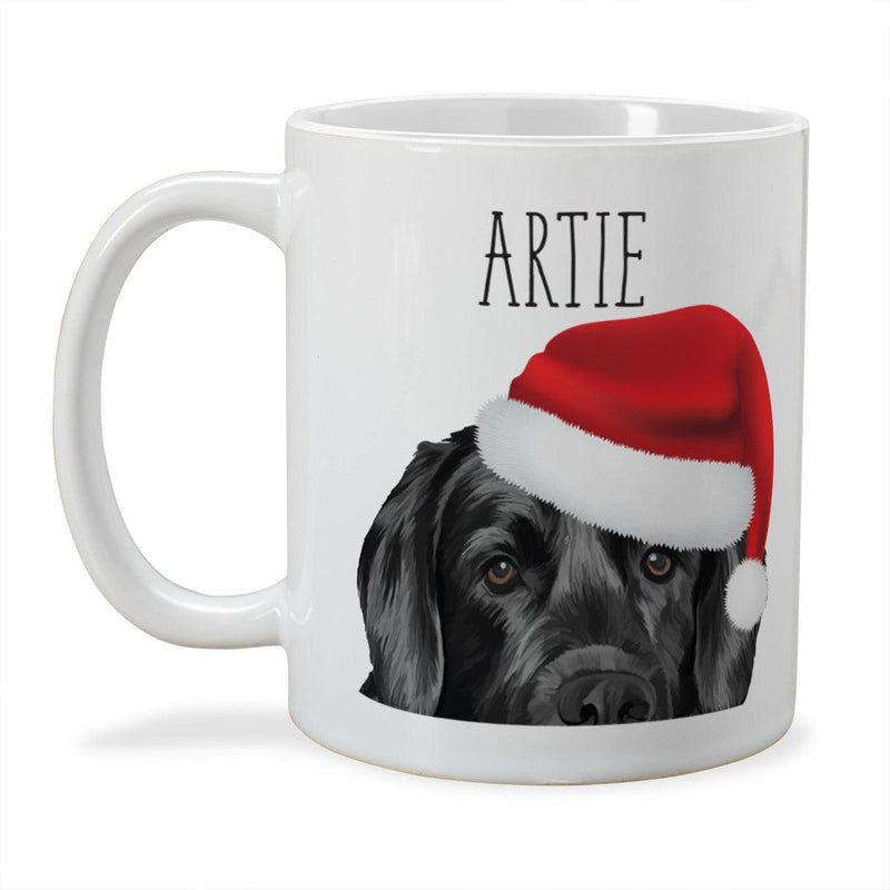 Personalized Choose Your Dog Santa Hat Christmas Mug -  - Gifts For You Now