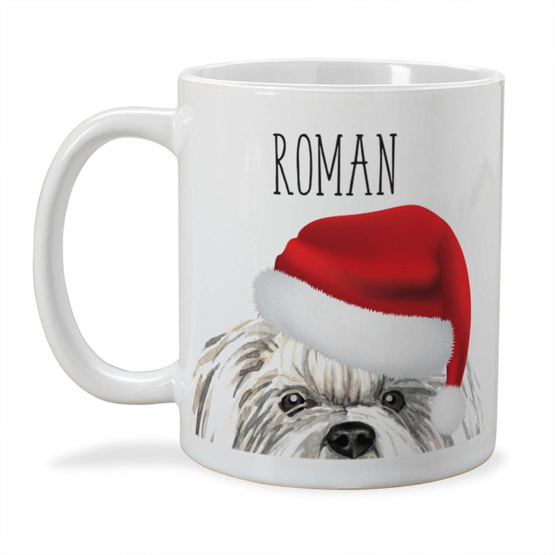 Personalized Choose Your Dog Santa Hat Christmas Mug -  - Gifts For You Now