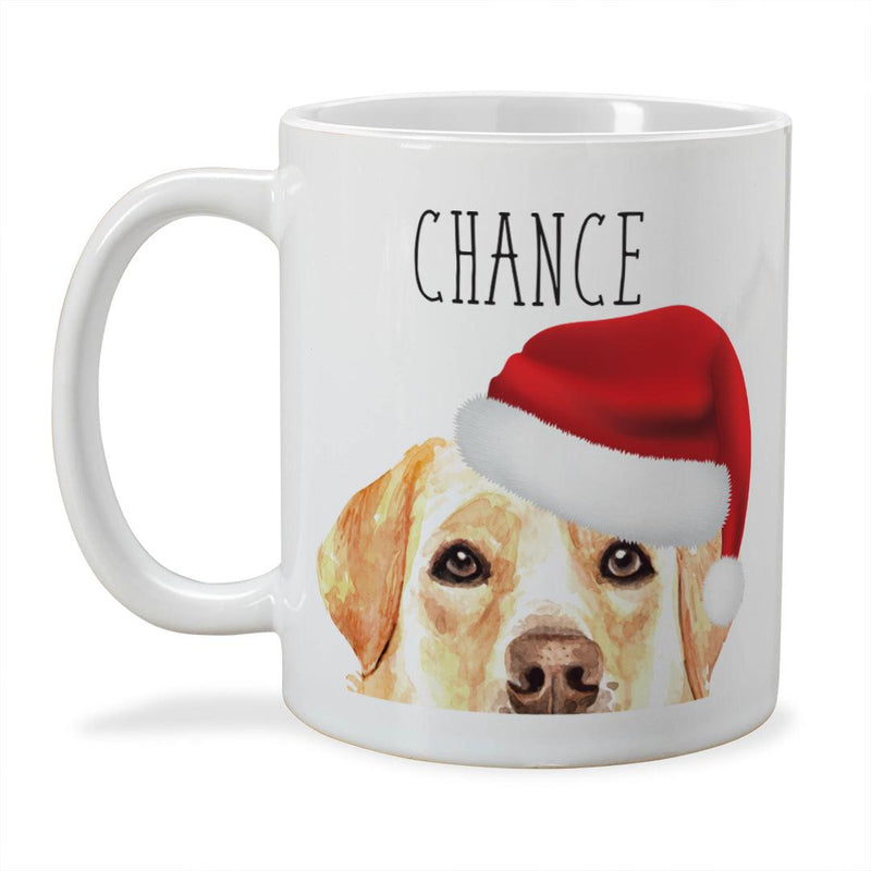 Personalized Choose Your Dog Santa Hat Christmas Mug -  - Gifts For You Now