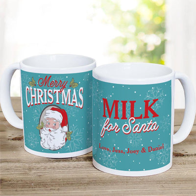 Personalized Cookies and Milk for Santa MUG -  - Gifts For You Now