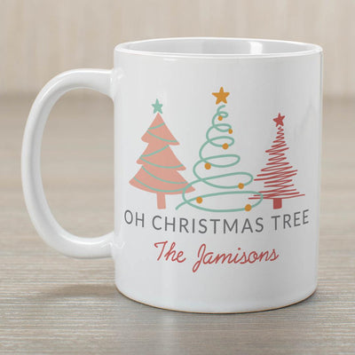 Personalized Oh Christmas Tree Ceramic Mug -  - Gifts For You Now