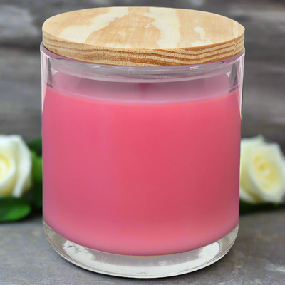 Personalized Bridesmaid Scented Candles - Peony Rose - Lazerworx