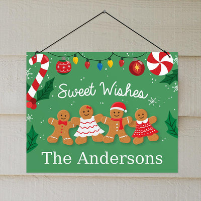 Personalized Gingerbread Wall Hanger -  - Gifts For You Now