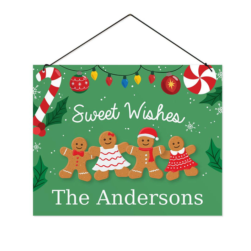 Personalized Gingerbread Wall Hanger -  - Gifts For You Now