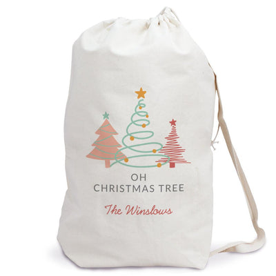 Personalized Oh Christmas Tree Santa Sack -  - Gifts For You Now