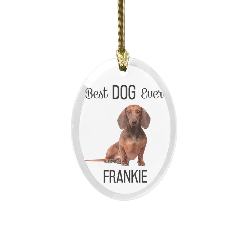 Personalized Choose Your Dog Best Dog Ever Christmas Ornament -  - Gifts For You Now