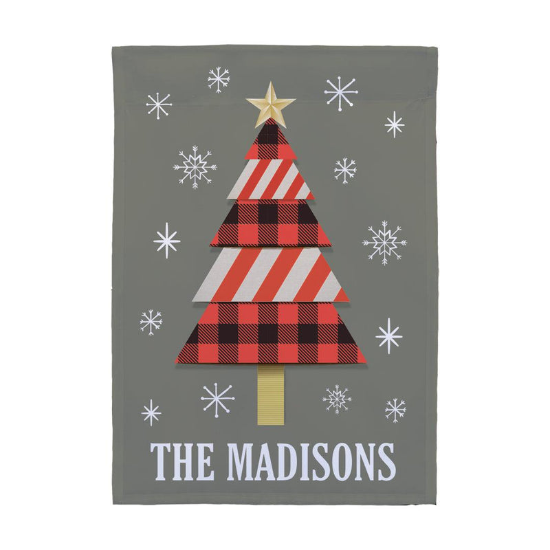 Personalized Christmas Tree Grey Garden -  - Gifts For You Now