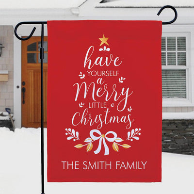 Personalized Have Yourself A Merry Little Christmas Garden Flag -  - Gifts For You Now