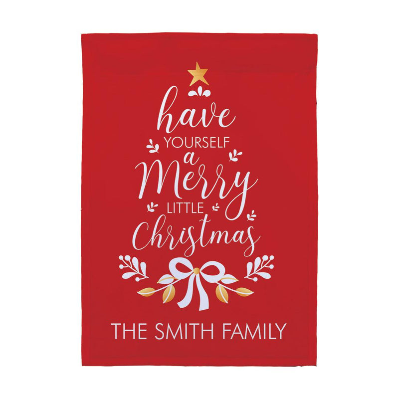 Personalized Have Yourself A Merry Little Christmas Garden Flag -  - Gifts For You Now