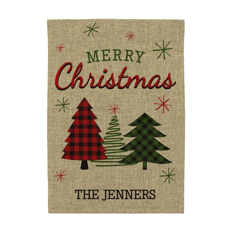 Personalized Merry Christmas Garden Flag -  - Gifts For You Now