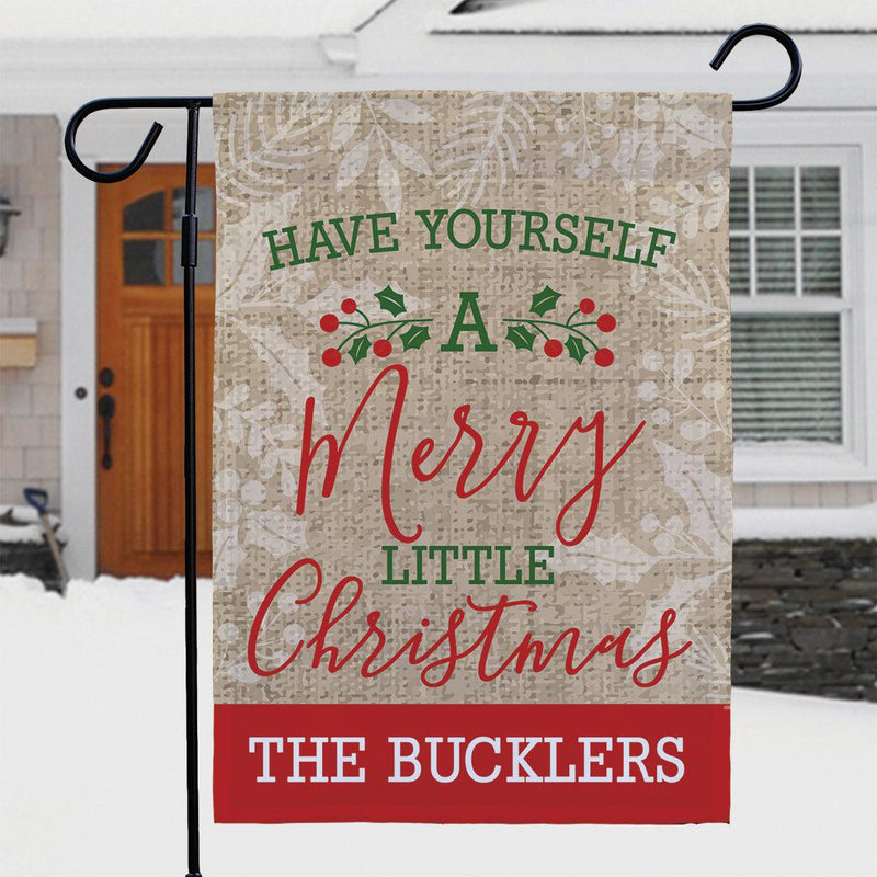 Personalized Have Yourself a Merry Little Christmas Garden Flag -  - Gifts For You Now