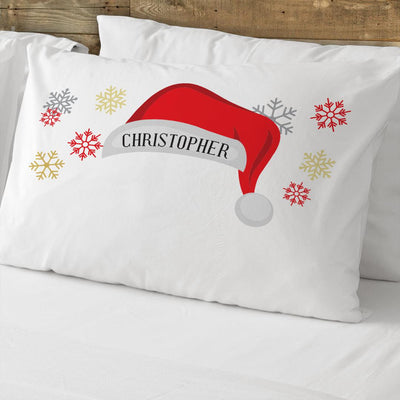 Personalized Santa Hat Pillowcase -  - Gifts For You Now