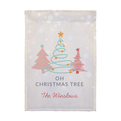 Personalized Oh Christmas Tree Garden Flag -  - Gifts For You Now