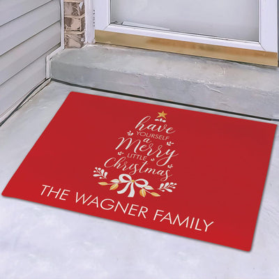 Personalized Have Yourself A Merry Little Christmas Doormat -  - Gifts For You Now