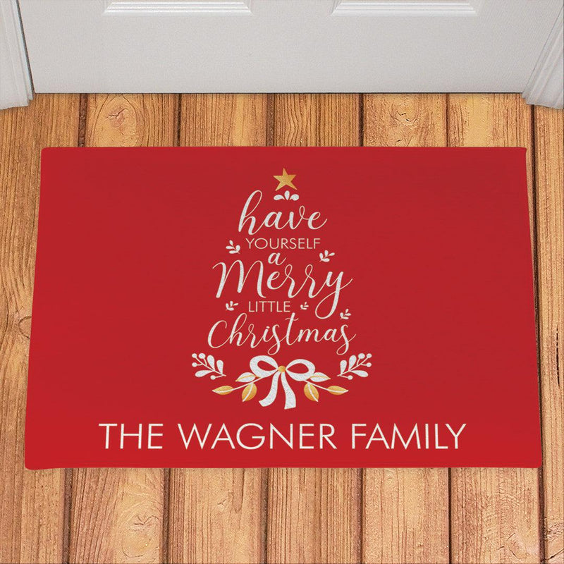 Personalized Have Yourself A Merry Little Christmas Doormat - 18x24 - Gifts For You Now