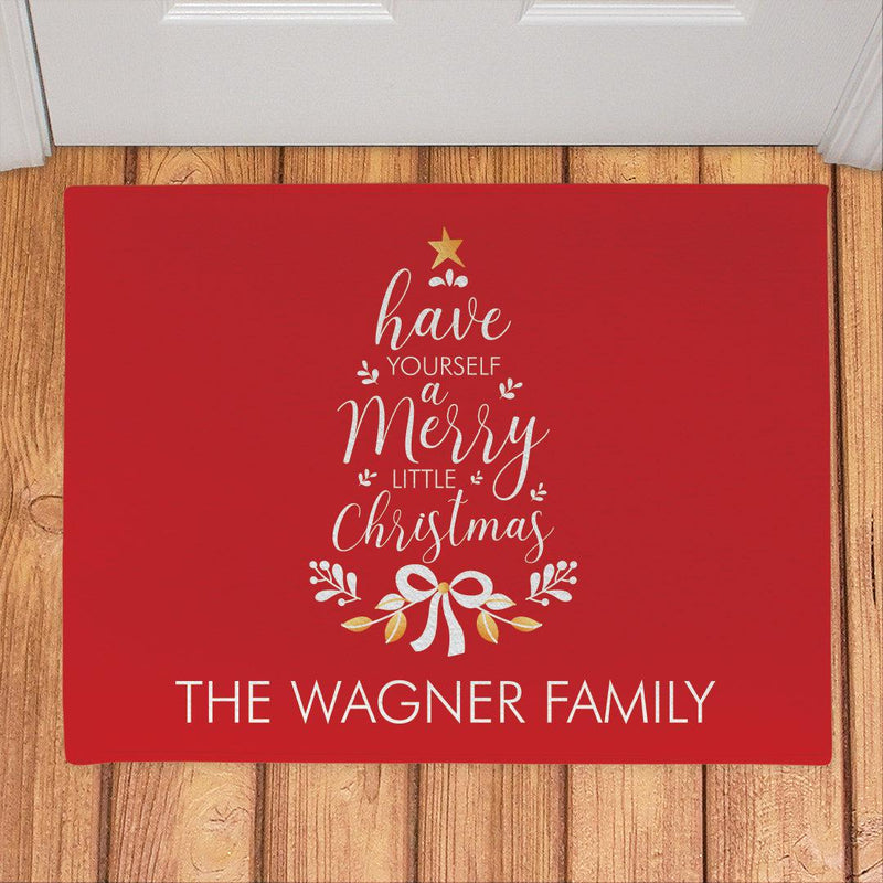 Personalized Have Yourself A Merry Little Christmas Doormat - 24x36 - Gifts For You Now