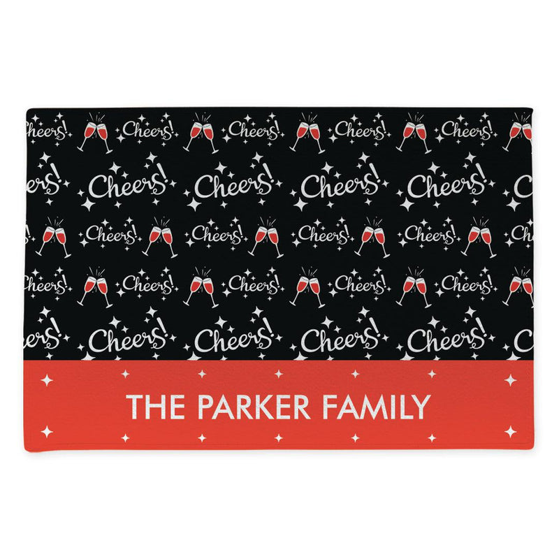 Personalized Christmas Cheers Doormat -  - Gifts For You Now