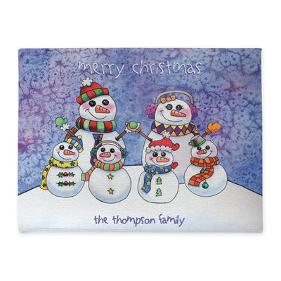 Personalized Snowman Family Doormat -  - Gifts For You Now