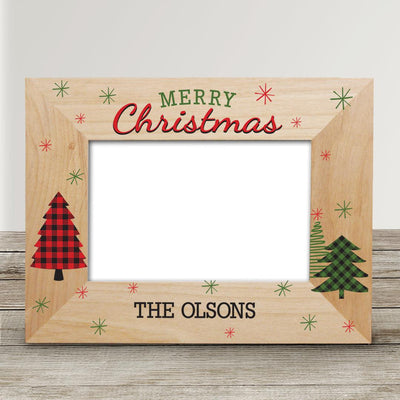 Personalized Merry Christmas Picture Frame