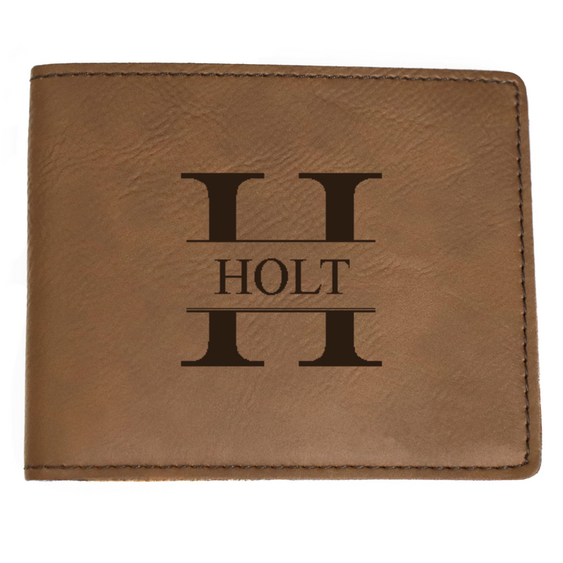 Personalized Bifold Leather Wallet -  - Completeful