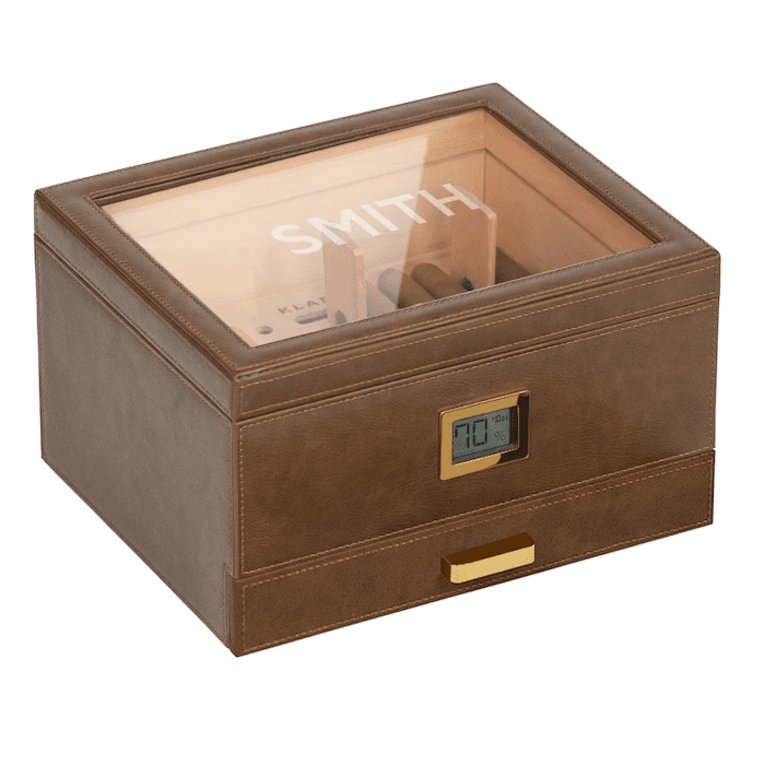 Belmont Glass Top Humidor - - Case Elegance