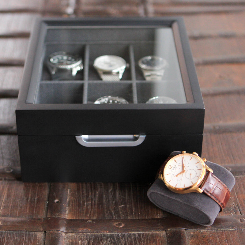 Modern 2x3 Watch Box - 6 Slot - - Case Elegance