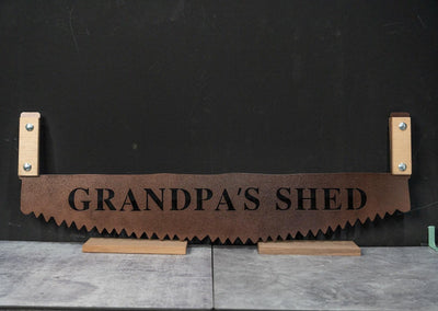 Custom Metal Saws - Copper / 40" / One Line of Text - Completeful