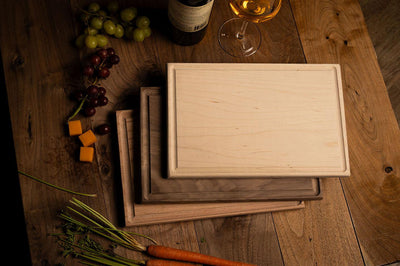 Personalized 11x17 Friendsgiving Cutting Board with Grooves -  - Completeful