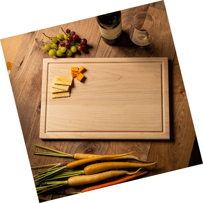 Personalized 11x17 Friendsgiving Cutting Board with Grooves - - Completeful