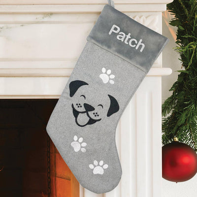 Personalized Dog Holiday Stocking -  - Gifts For You Now