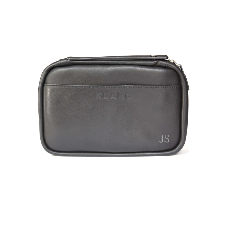 Flint Travel Leather Cigar Case - - Case Elegance