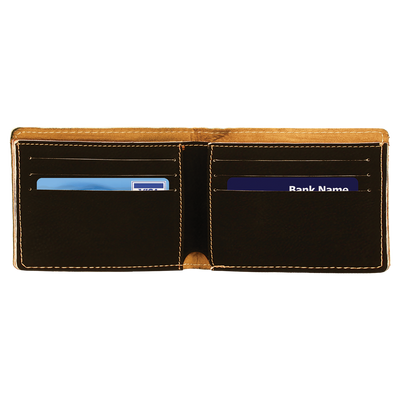 Personalized Bifold Leather Wallet -  - Completeful