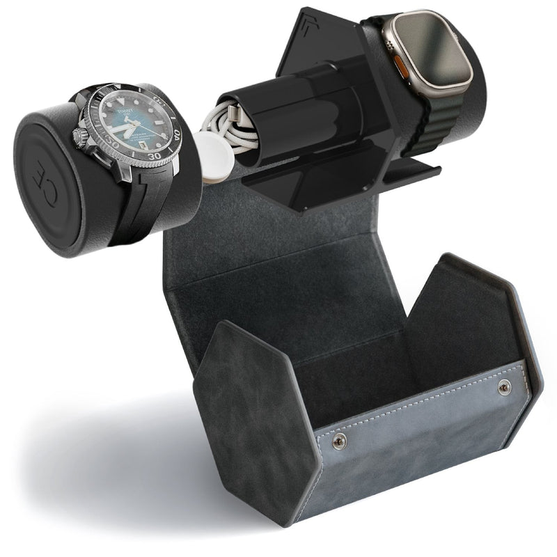 HEX Travel Watch Roll - 2 Slot - - Case Elegance