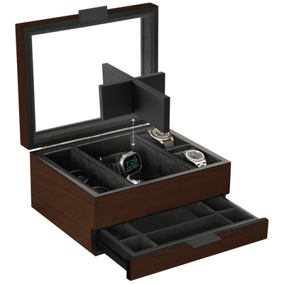 Mill Modular Watch Box - 8 Slot - - Case Elegance