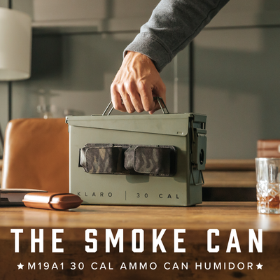 The Smoke Can - 30 Cal Humidor - - Case Elegance