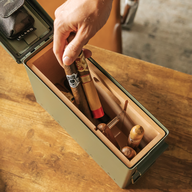 The Smoke Can - 30 Cal Humidor - - Case Elegance