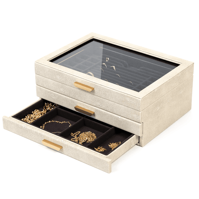 Sasha Large Jewelry Box - - Case Elegance