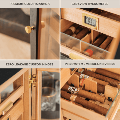 Luca Humidor Cabinet - - Case Elegance