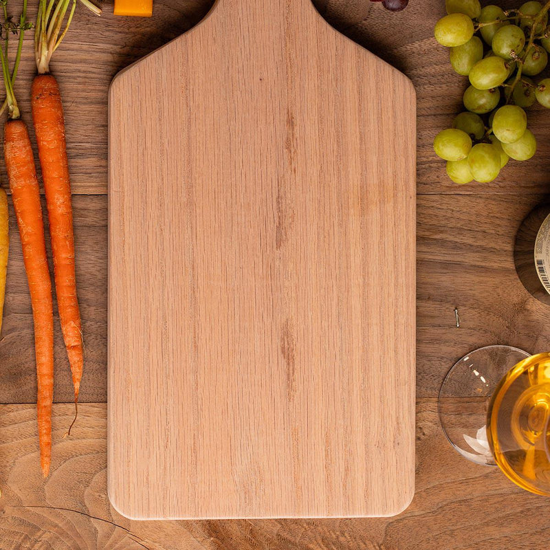 Personalized Big Handled Cutting Boards - Red Oak - Completeful