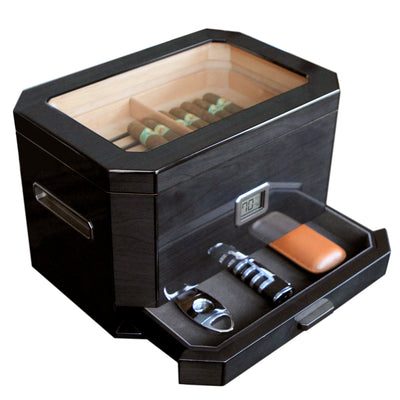 Octodor Glass Top Humidor - - Case Elegance