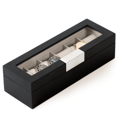 Modern Clip Watch Box - 6 Slot - - Case Elegance