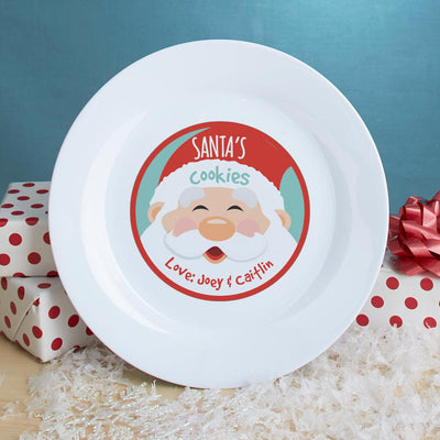 Personalized Cookies for Santa Plate -  - Gifts For You Now