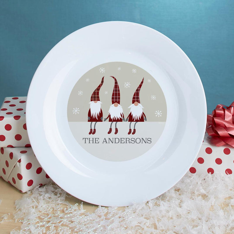 Personalized Gnome Plate and Mug Set -  - Gifts For You Now