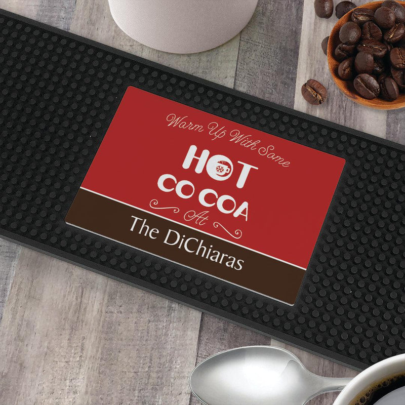 Personalized Hot Cocoa Bar Mat -