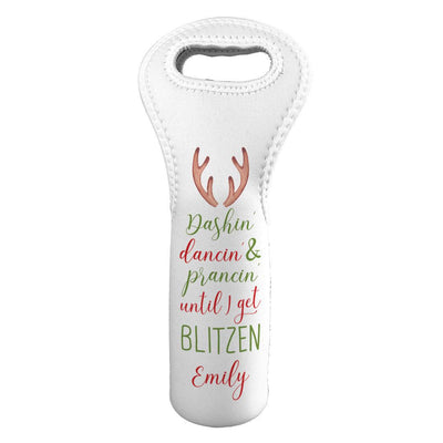 Personalized Until I Get Blitzen Wine Gift Bag -  - Gifts For You Now