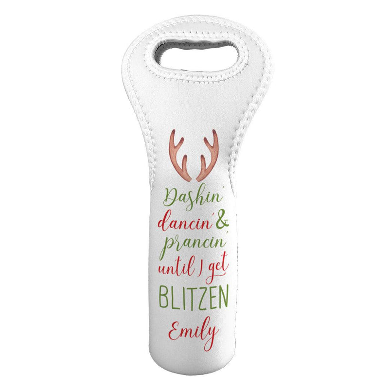 Personalized Until I Get Blitzen Wine Gift Bag -  - Gifts For You Now