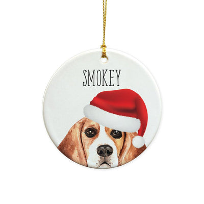 Personalized Choose Your Dog Water Color Christmas Ornament -  - Gifts For You Now