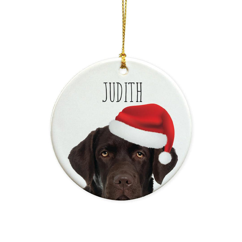 Personalized Choose Your Dog Water Color Christmas Ornament -  - Gifts For You Now